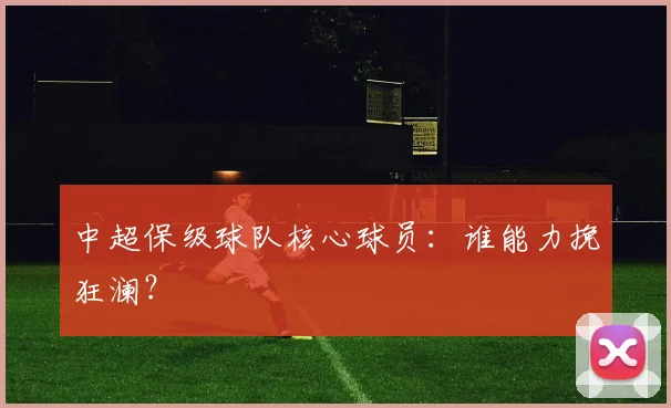 中超保级球队核心球员：谁能力挽狂澜？
